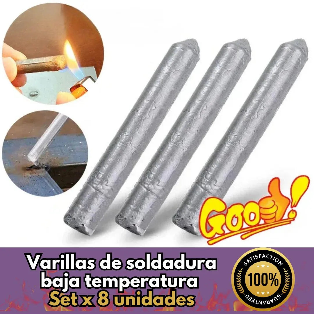 Varillas de Soldadura x8: Soldadura con Encendedor